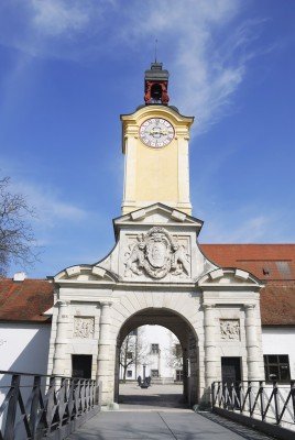Ein altes Stadttor von Ingolstadt.