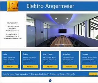 Vorschaubild der Homepage www.elektro-angermeier.de