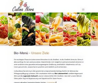 Vorschaubild der Homepage www.culinanova.de