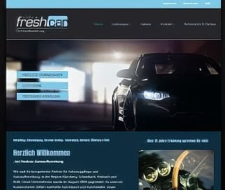 Vorschaubild der Homepage von www.freshcar-autoaufbereitung.de