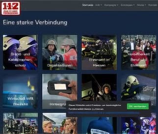 Feuerwehrmänner im Einsatz