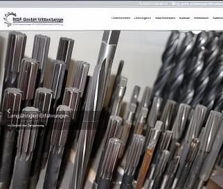 Vorschaubild der Homepage www.rgf-metalltechnik.de