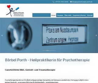 Vorschaubild der Homepage www.psychotherapie-porth.de