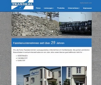 Vorschaubild der Homepage www.erdarbeiten-transporte-kassel.de